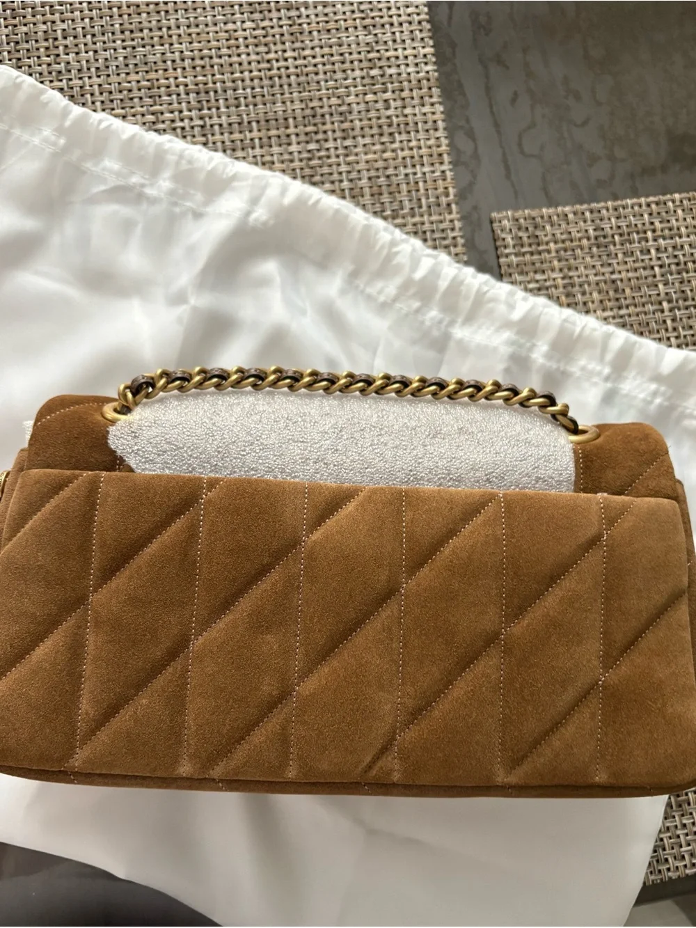 Coach Suede Tabby 26